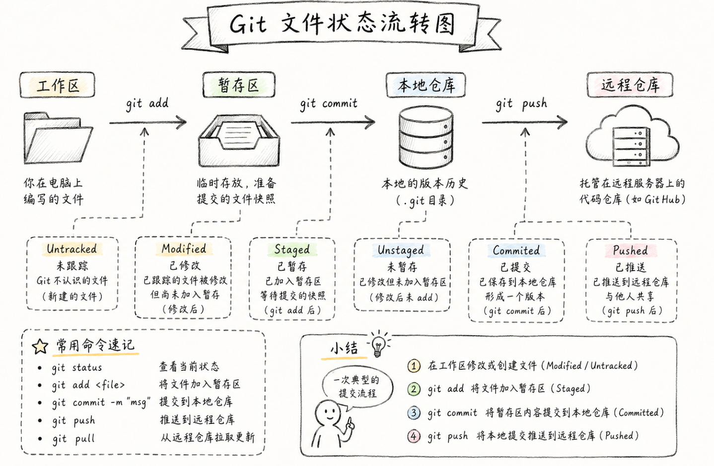 git工作区域